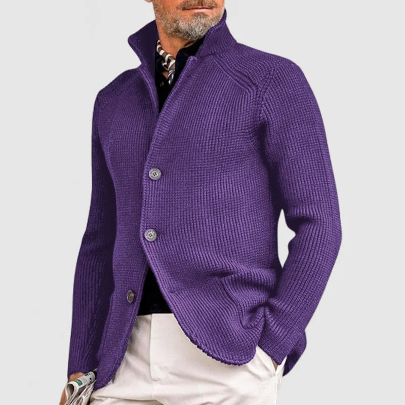 JAMES – CLASSIC KNIT BUTTON JACKET