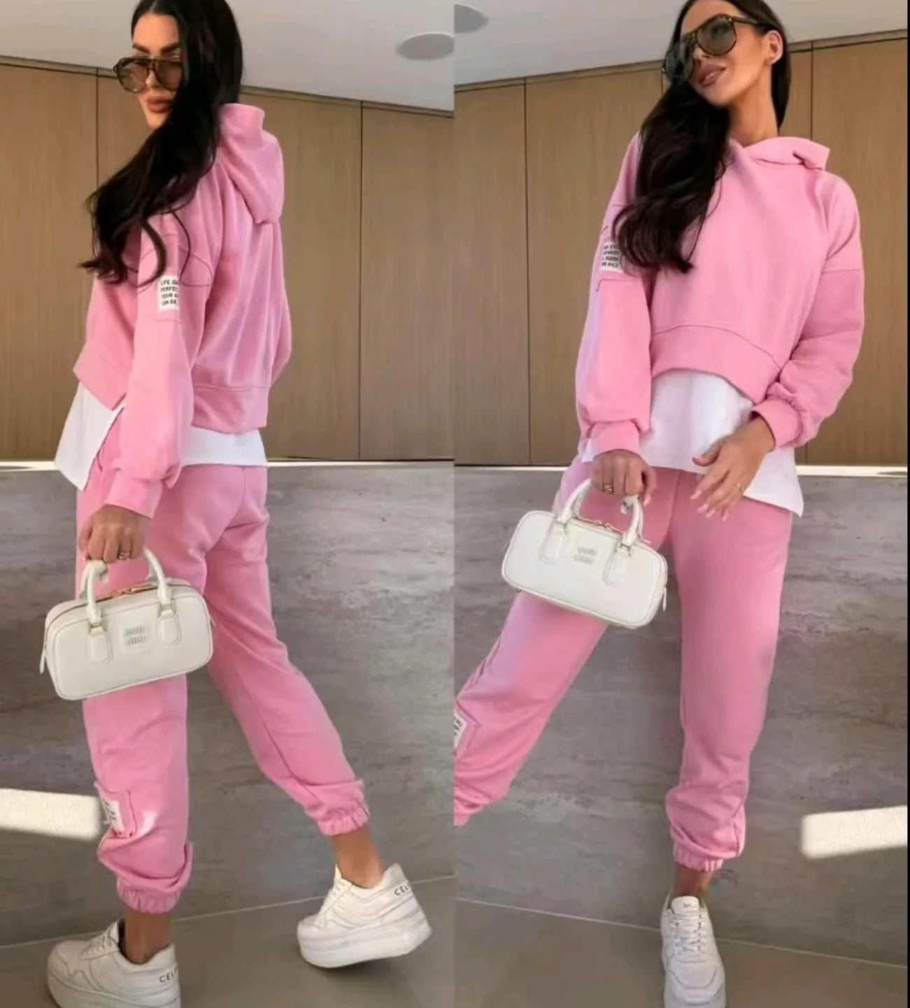 BRIANA – SPORTY CHIC HOODIE SET
