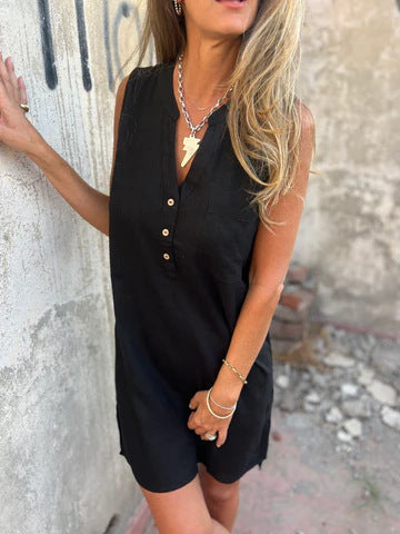 Macy™ - Comfy Cotton and Linen Summer Dress