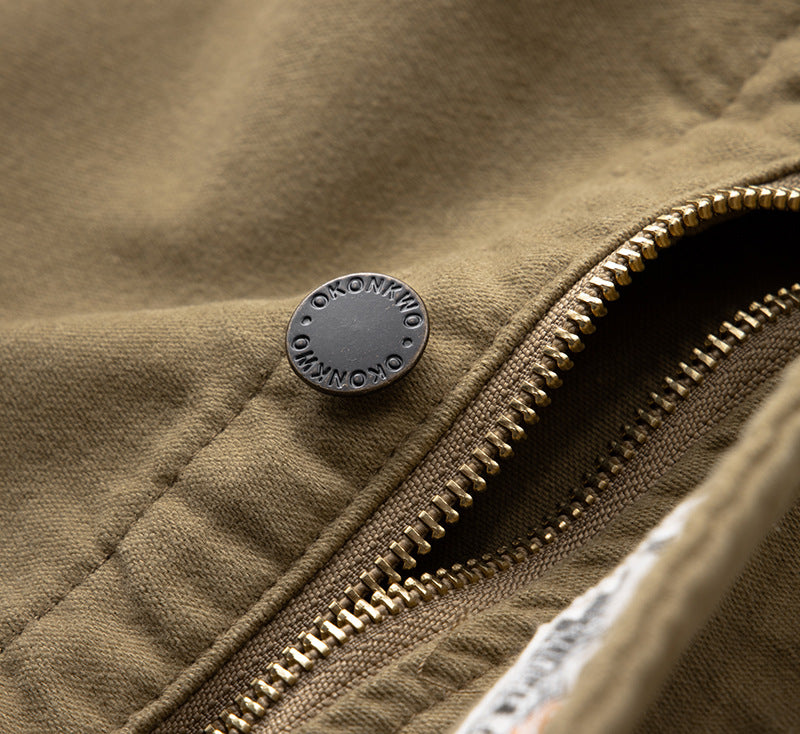 Unisex Moleskin Dungarees with Drawstring