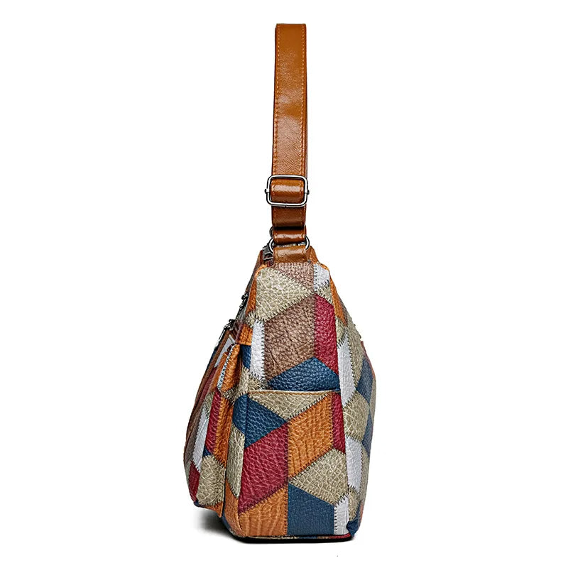 JULIANA – VINTAGE PATCHWORK SHOULDER BAG