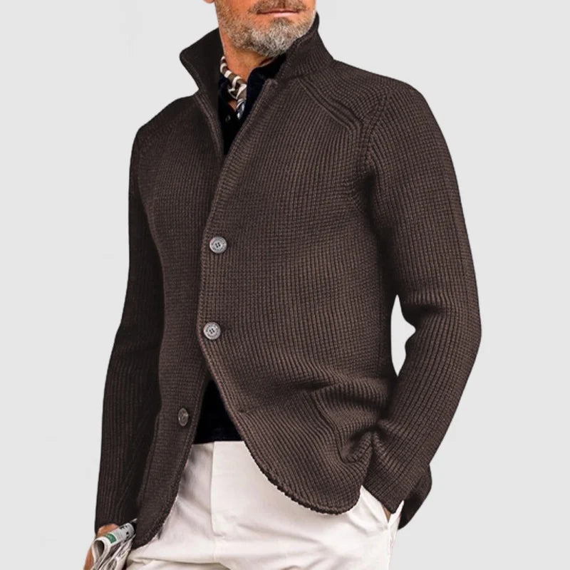 JAMES – CLASSIC KNIT BUTTON JACKET