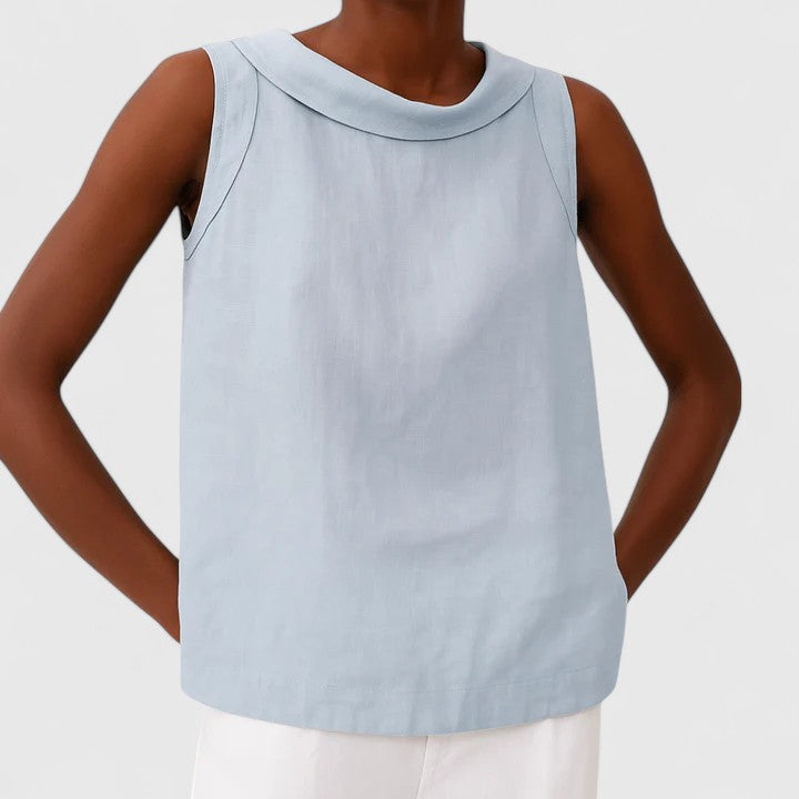 MIA β CLASSIC EASE SLEEVELESS BLOUSE