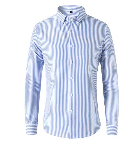 TROY – CLASSIC STRIPE BUTTON-UP SHIRT