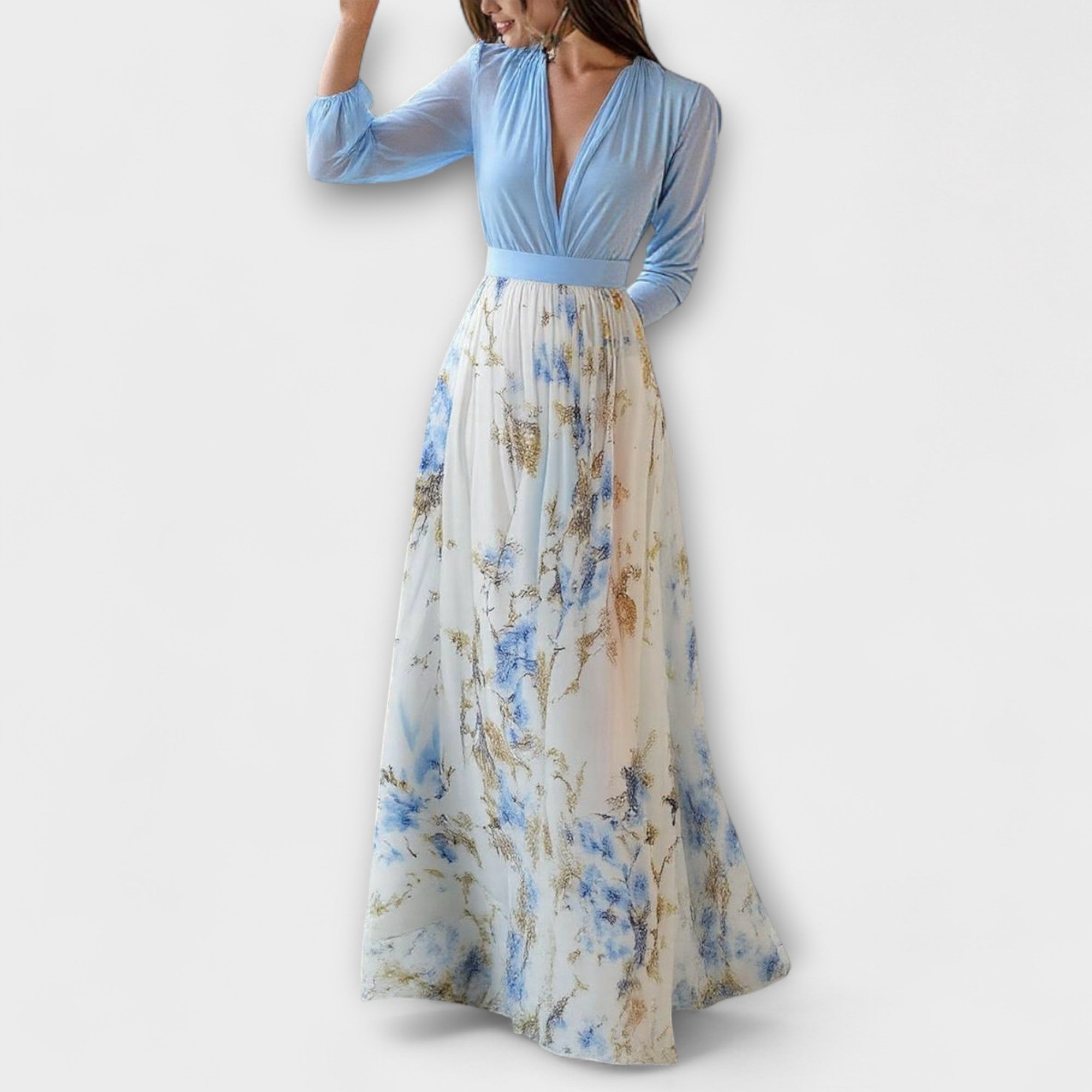 Harper - Sparkling Floral Maxi Dress