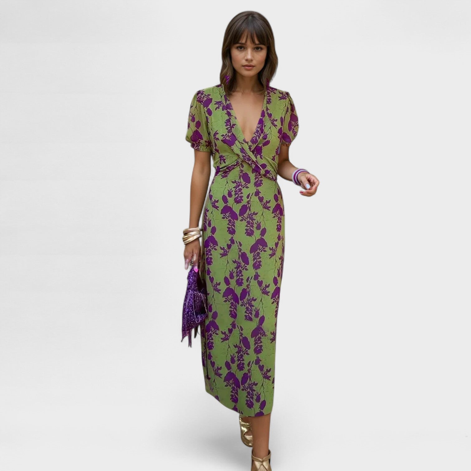 Miva | Floral Wrap Dress