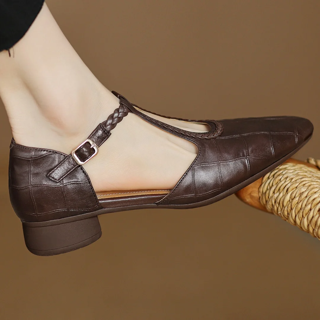 Sarah&Kate™| Veronica Leather Sandals