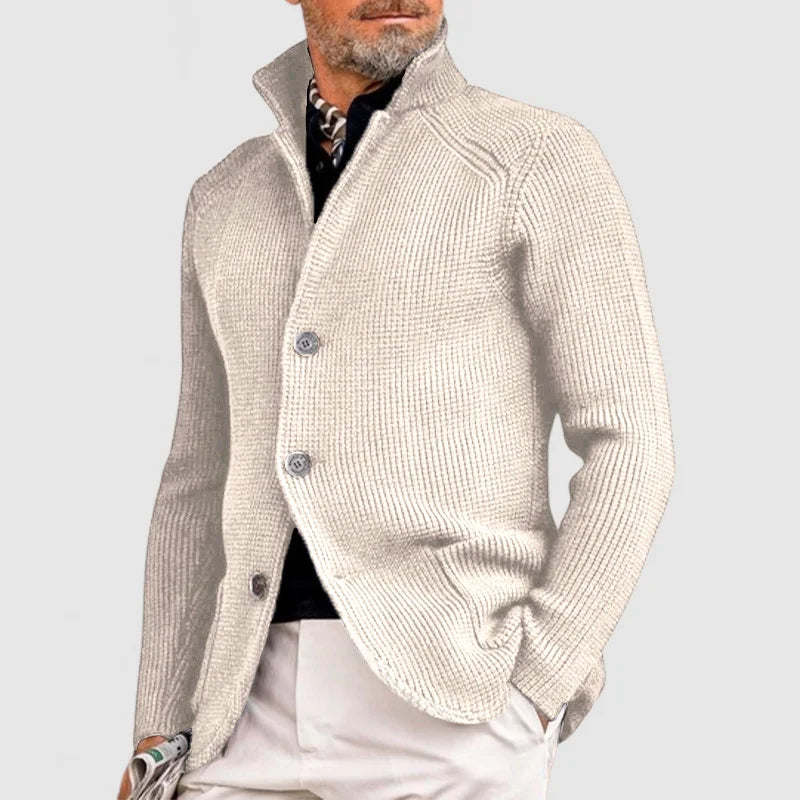 JAMES – CLASSIC KNIT BUTTON JACKET