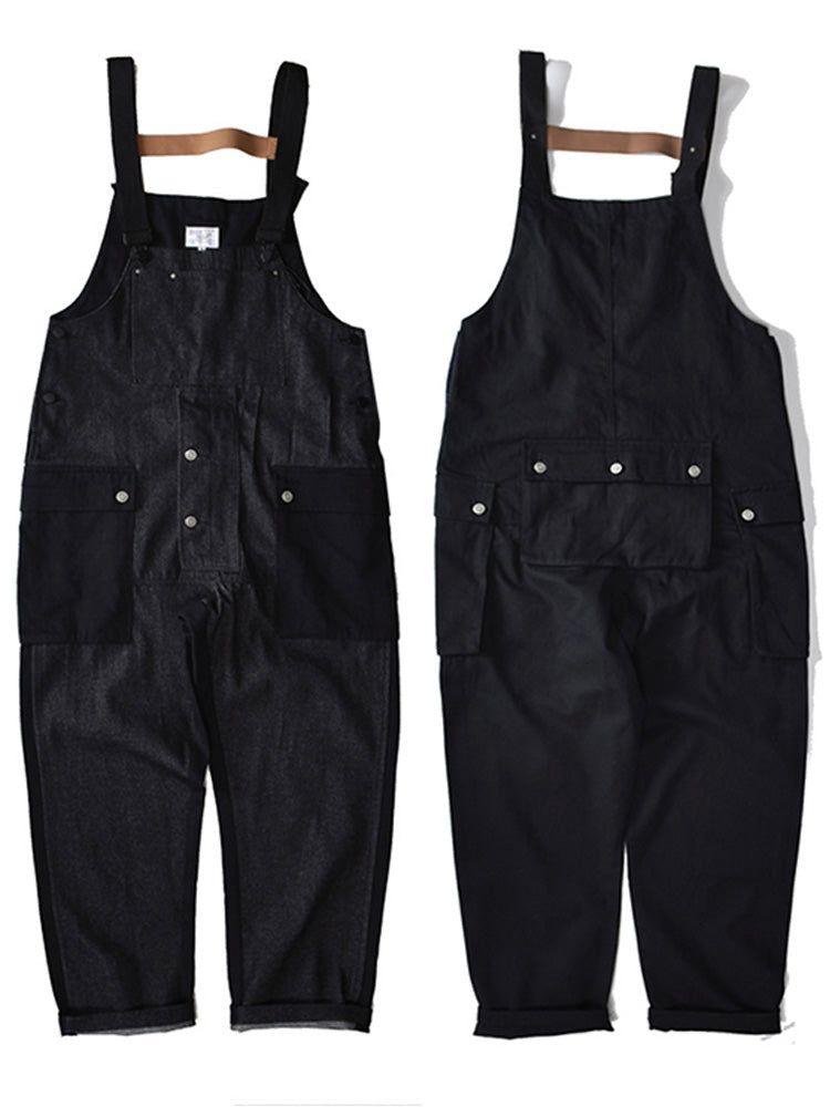 Baggy Jeans Overall with Matching Pocket