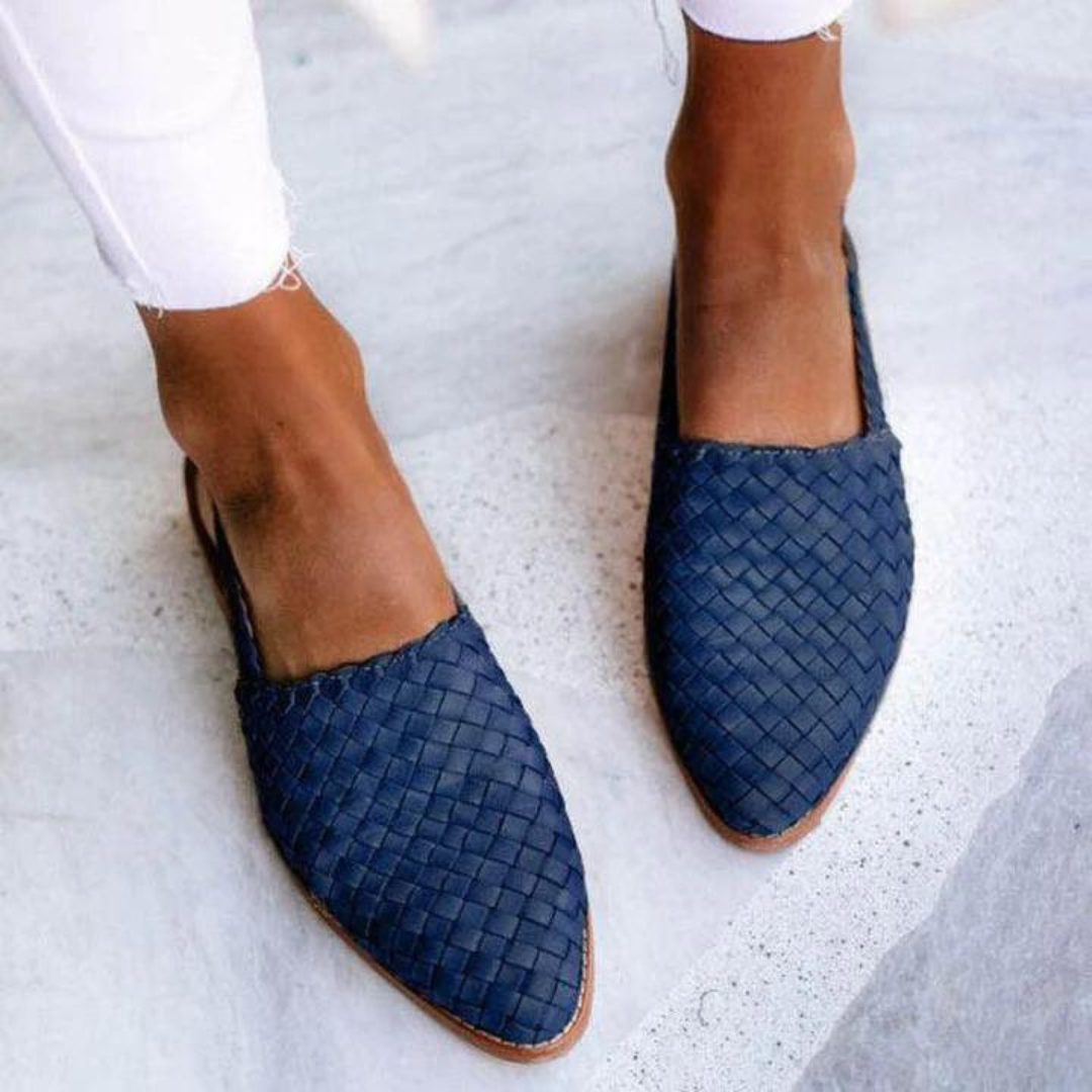 LANA – WOVEN CHIC SLINGBACK FLATS