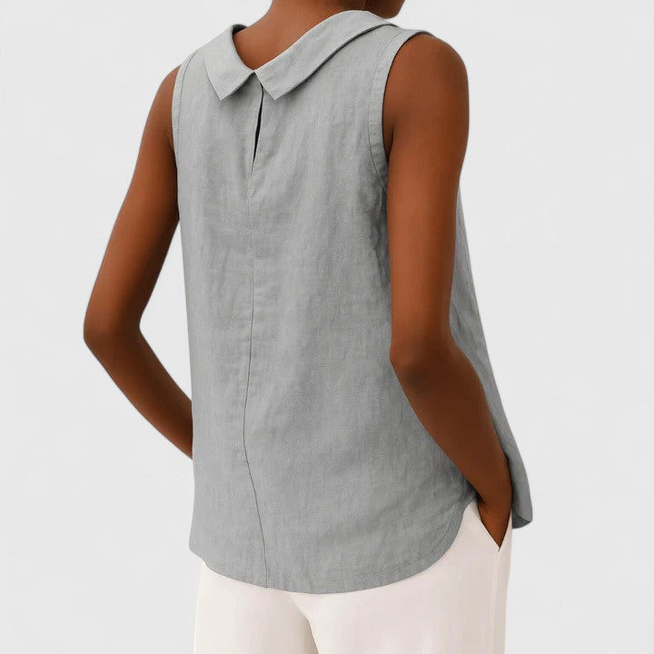MIA β CLASSIC EASE SLEEVELESS BLOUSE