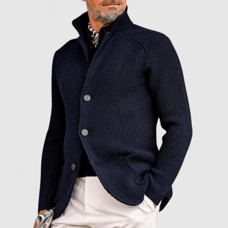 JAMES – CLASSIC KNIT BUTTON JACKET