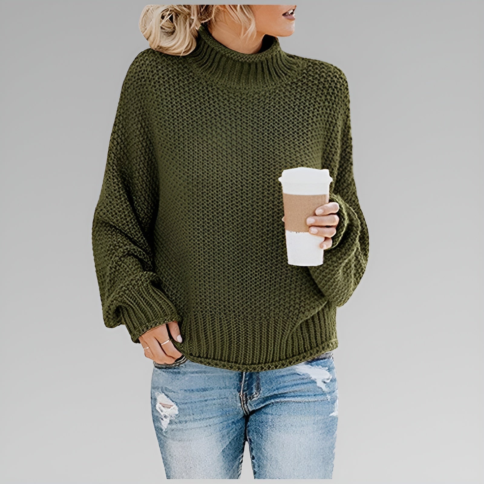 AUBREY – RELAXED CHARM KNIT SWEATER