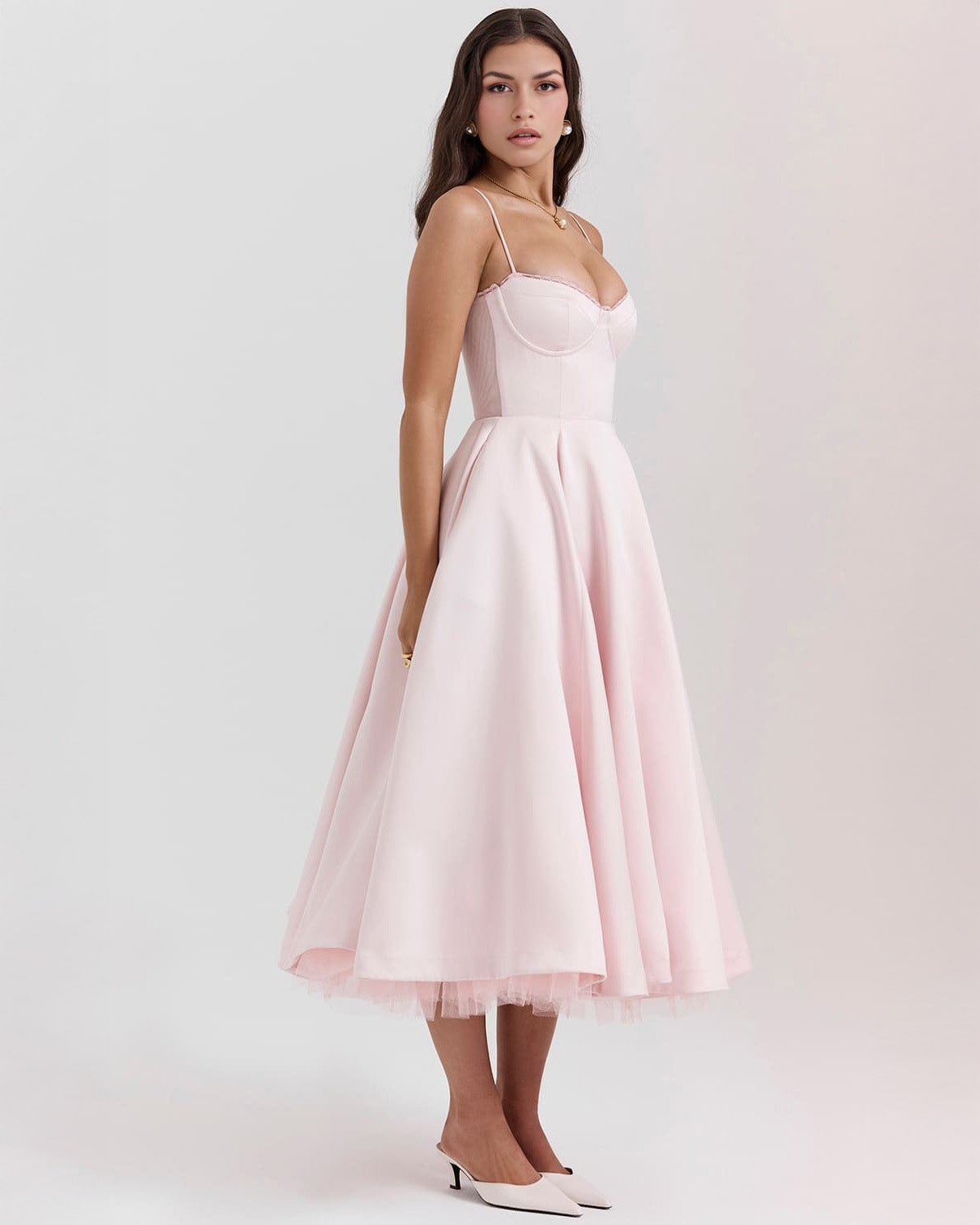 Ophira™ - Classy Corset Midi Dress