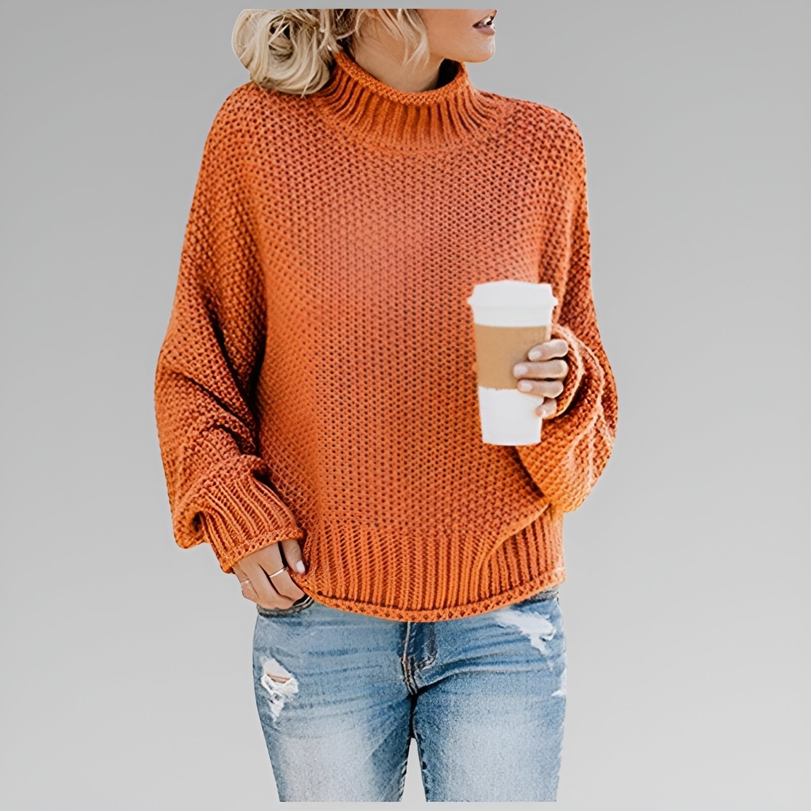 AUBREY – RELAXED CHARM KNIT SWEATER