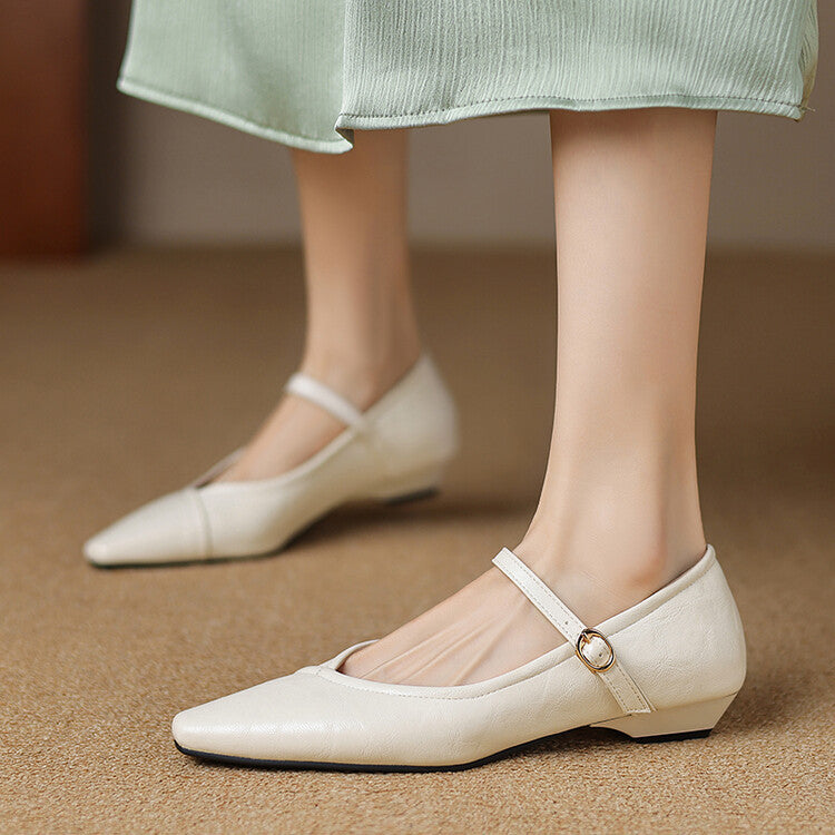 NATALIE – ELEGANT STRAP MARY JANE FLATS