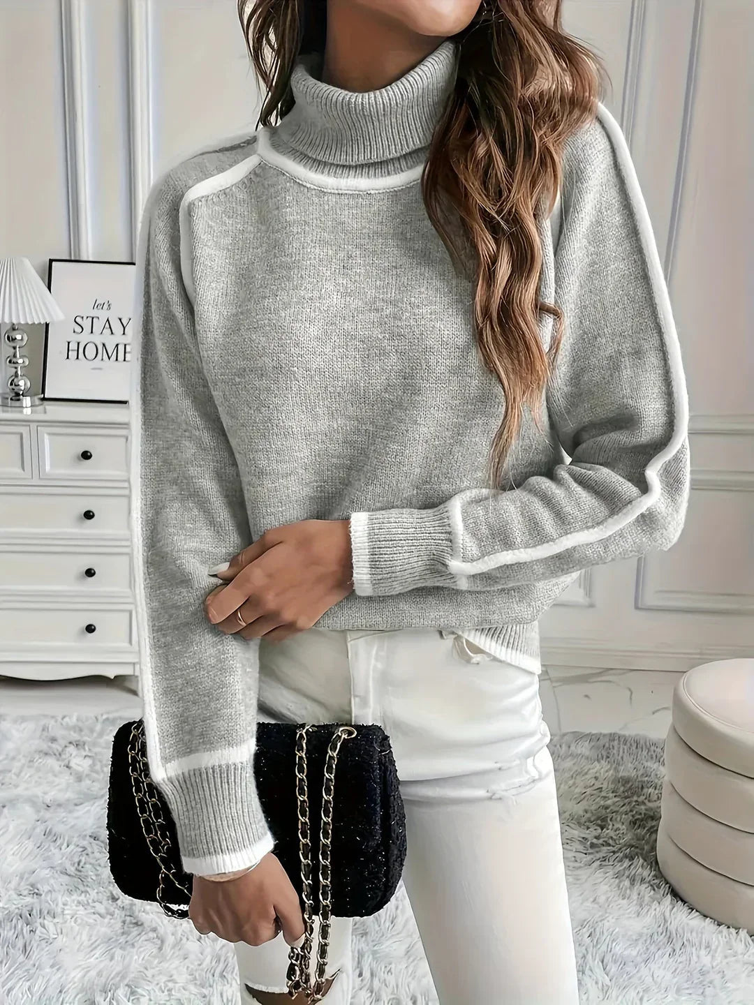 Soft Turtleneck Winter Sweater