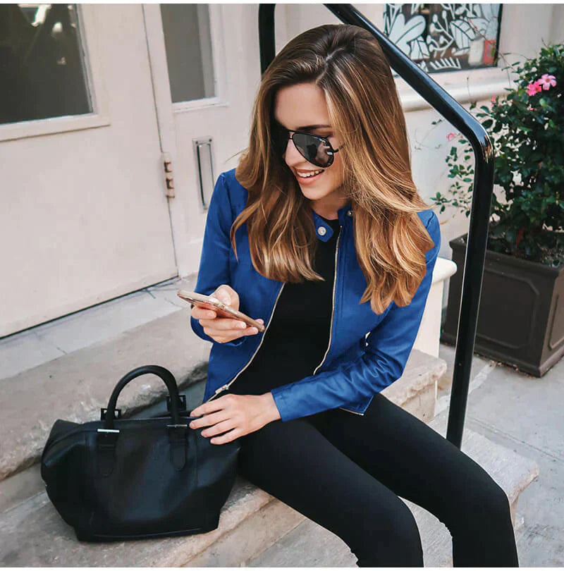 Abigail - Italian Vegan Leather Jacket