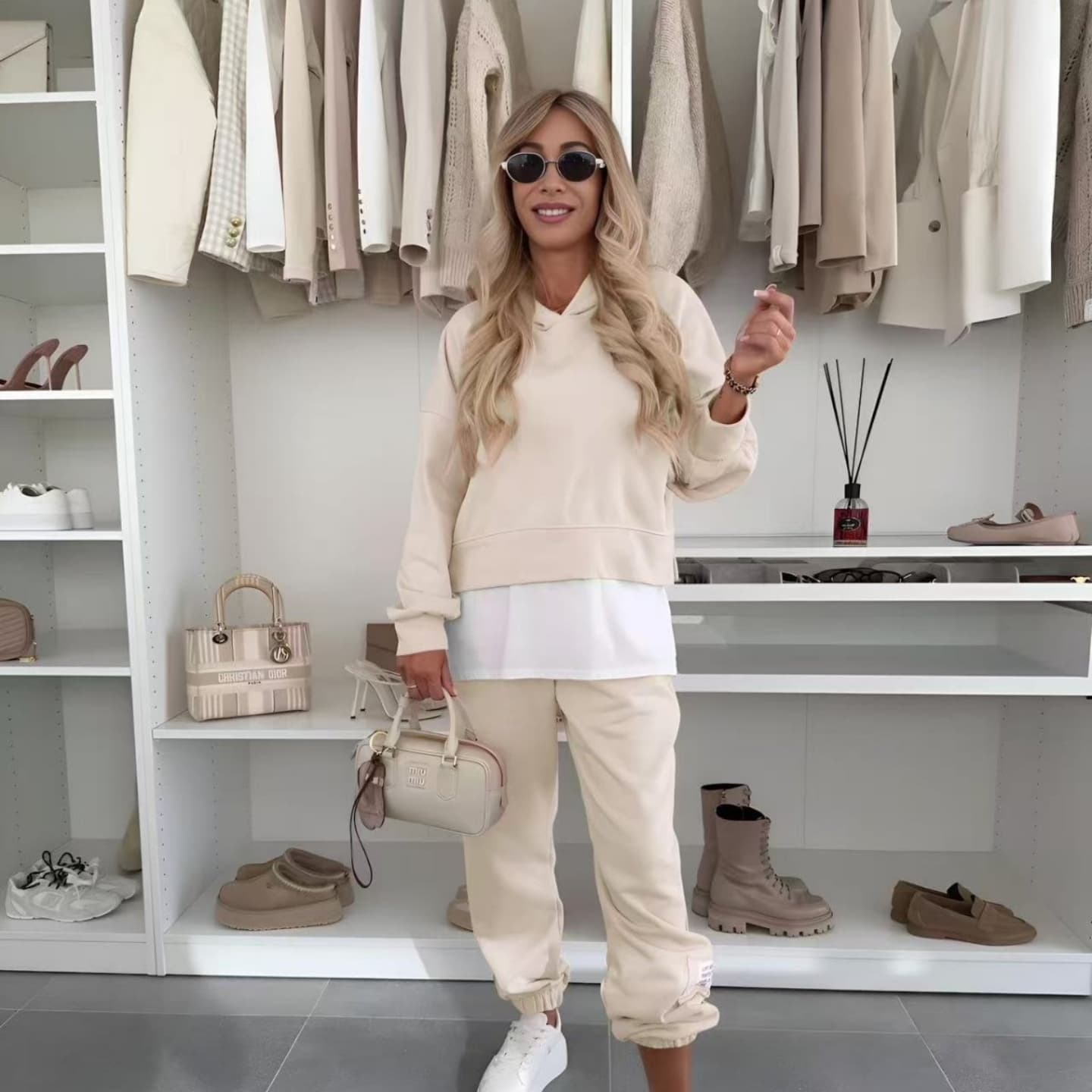 BRIANA – SPORTY CHIC HOODIE SET