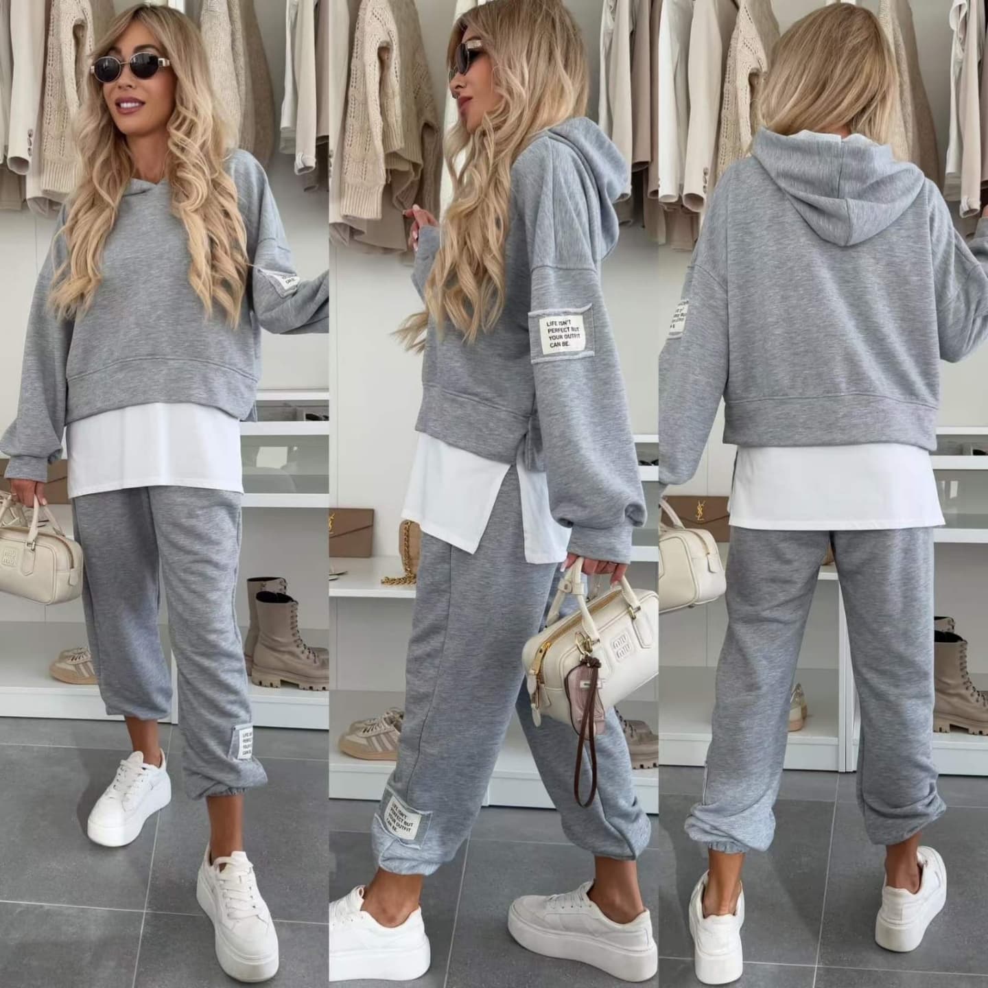 BRIANA – SPORTY CHIC HOODIE SET