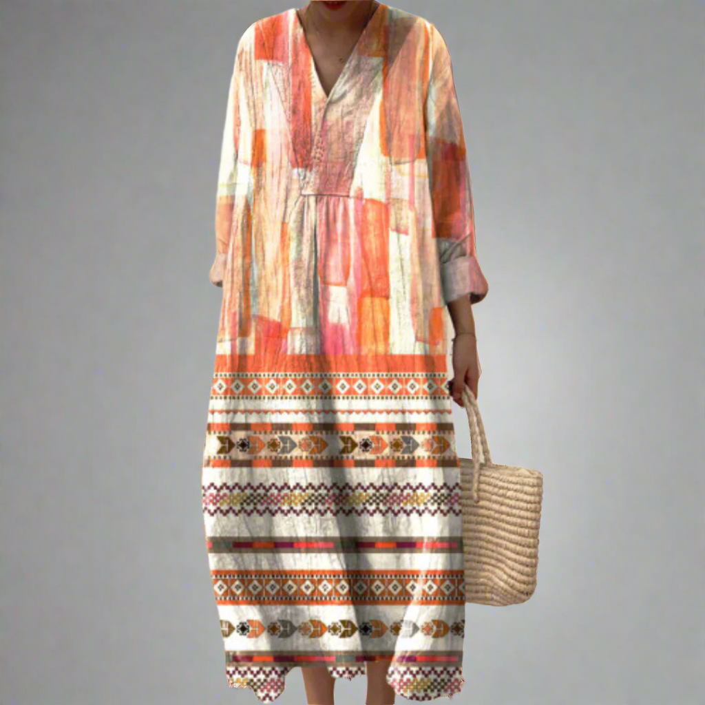 Patricia™ | Elegant Geometric Dress