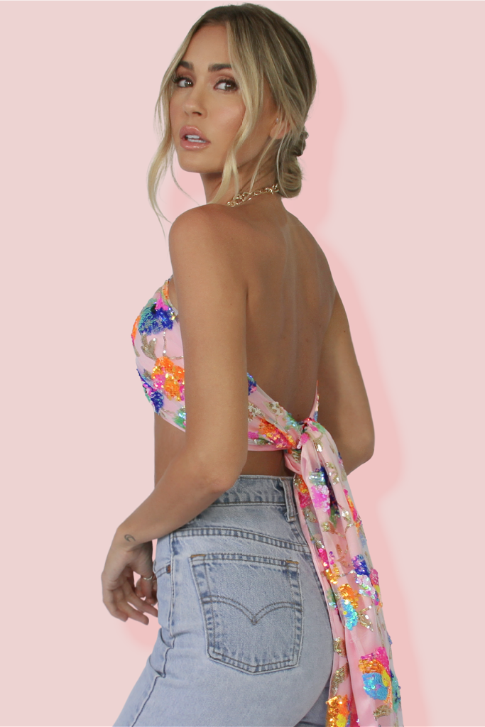 Rosie | Dazzling Wrap Top