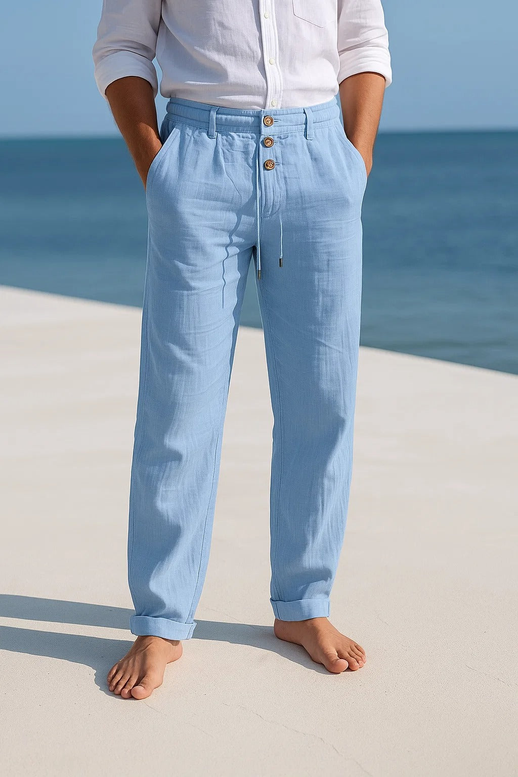 LUKE – COASTAL EASE TROUSERS