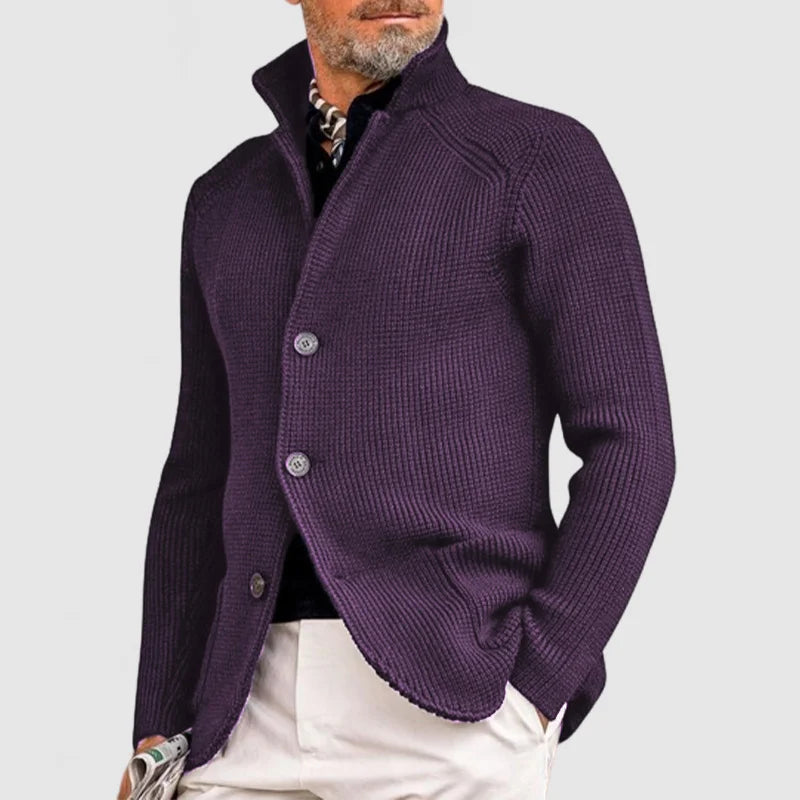 JAMES – CLASSIC KNIT BUTTON JACKET