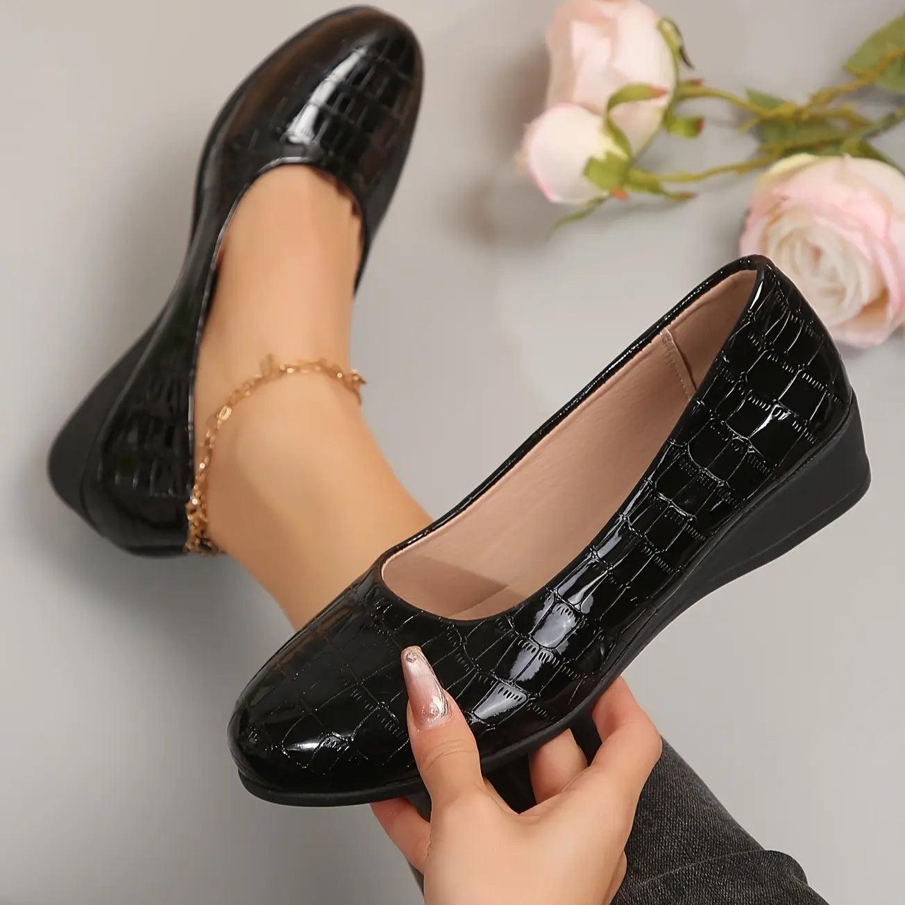 Brielle – Breathable Vegan Leather Shoes