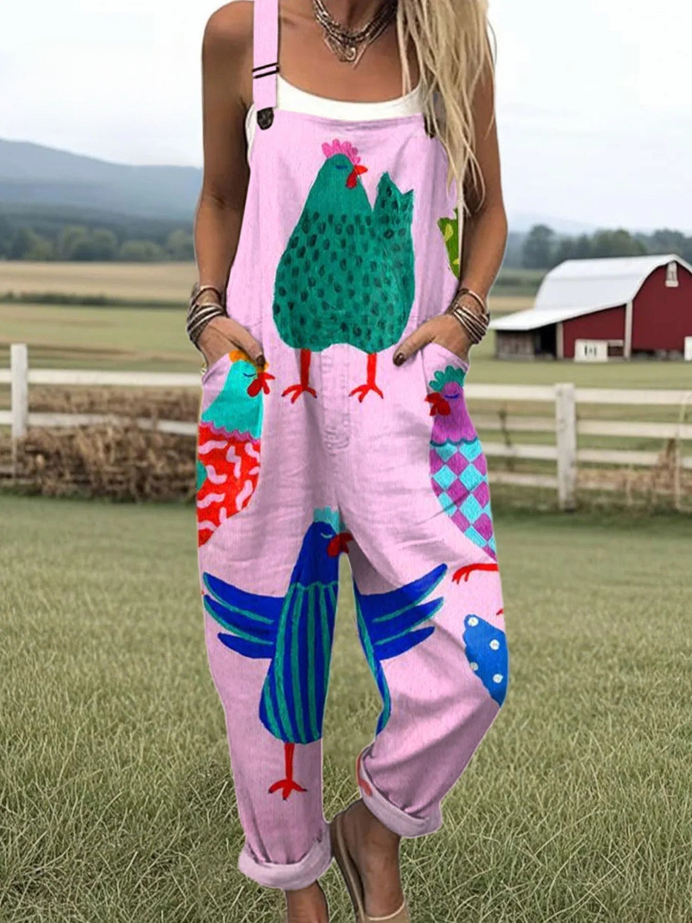 MOLLY – COUNTRY CHARM CHICKEN OVERALLS