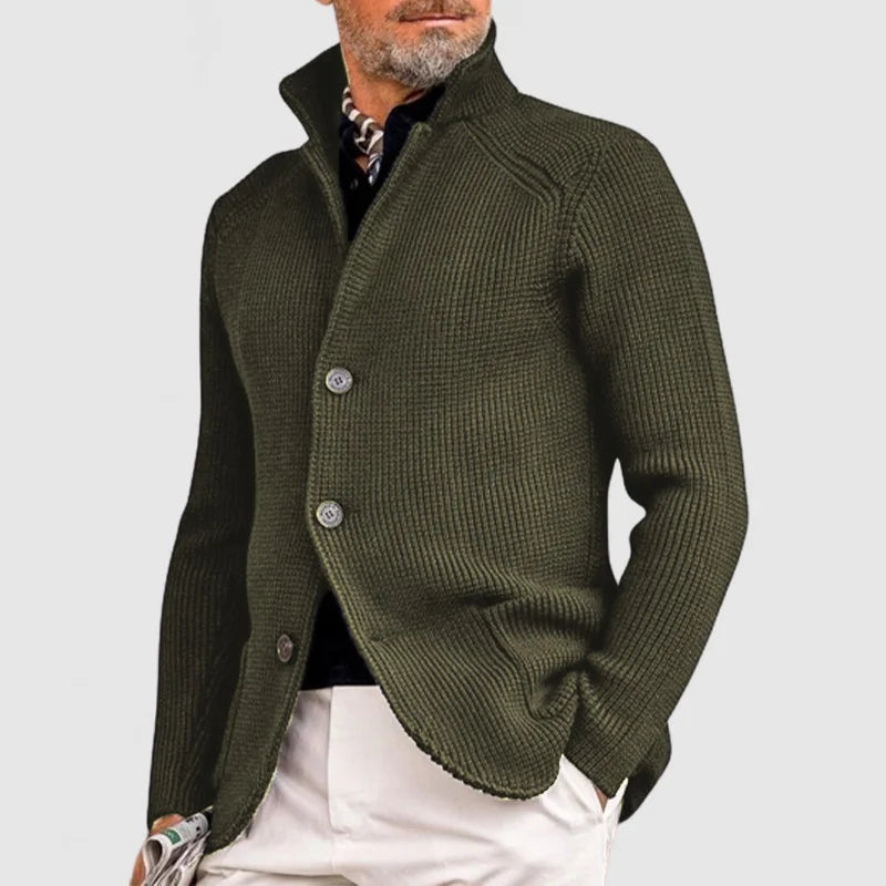 JAMES – CLASSIC KNIT BUTTON JACKET