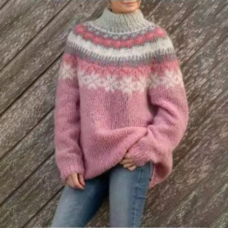 Sweater with Icelandic pattern