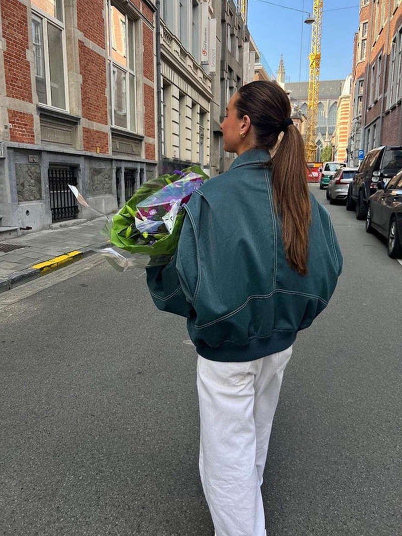 Oversized Contrast Jacket - Limited Sale