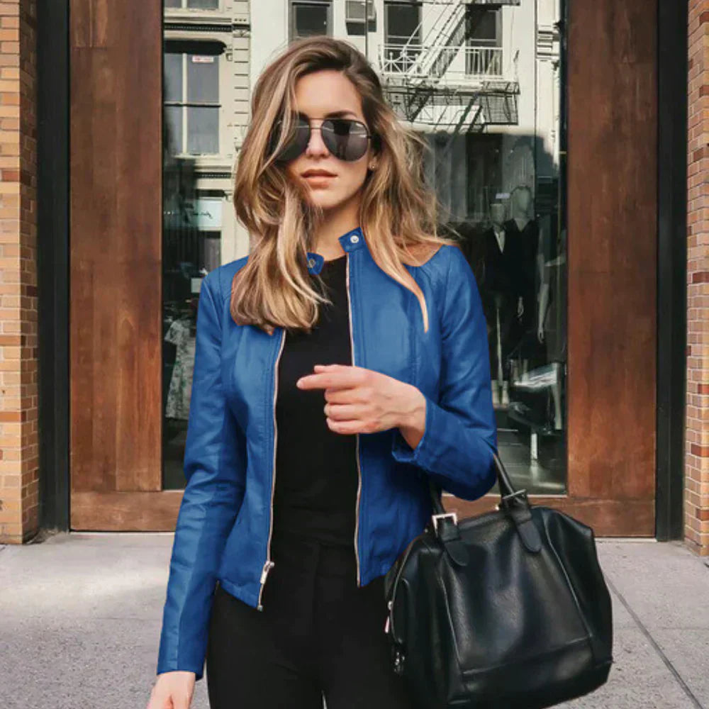 Abigail - Italian Vegan Leather Jacket