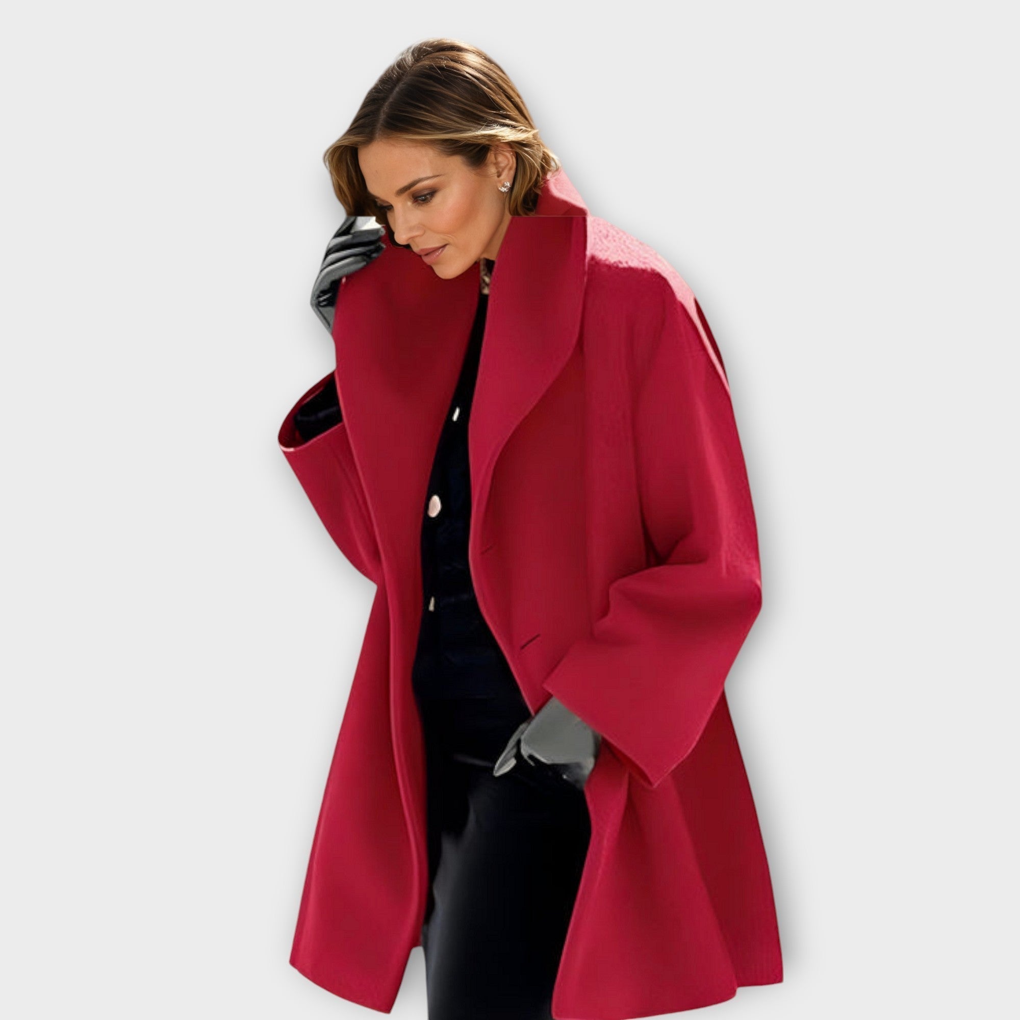 CELINA – CLASSIC ELEGANCE OVERCOAT WRAP YOURSELF IN TIMELESS SOPHISTICAT
