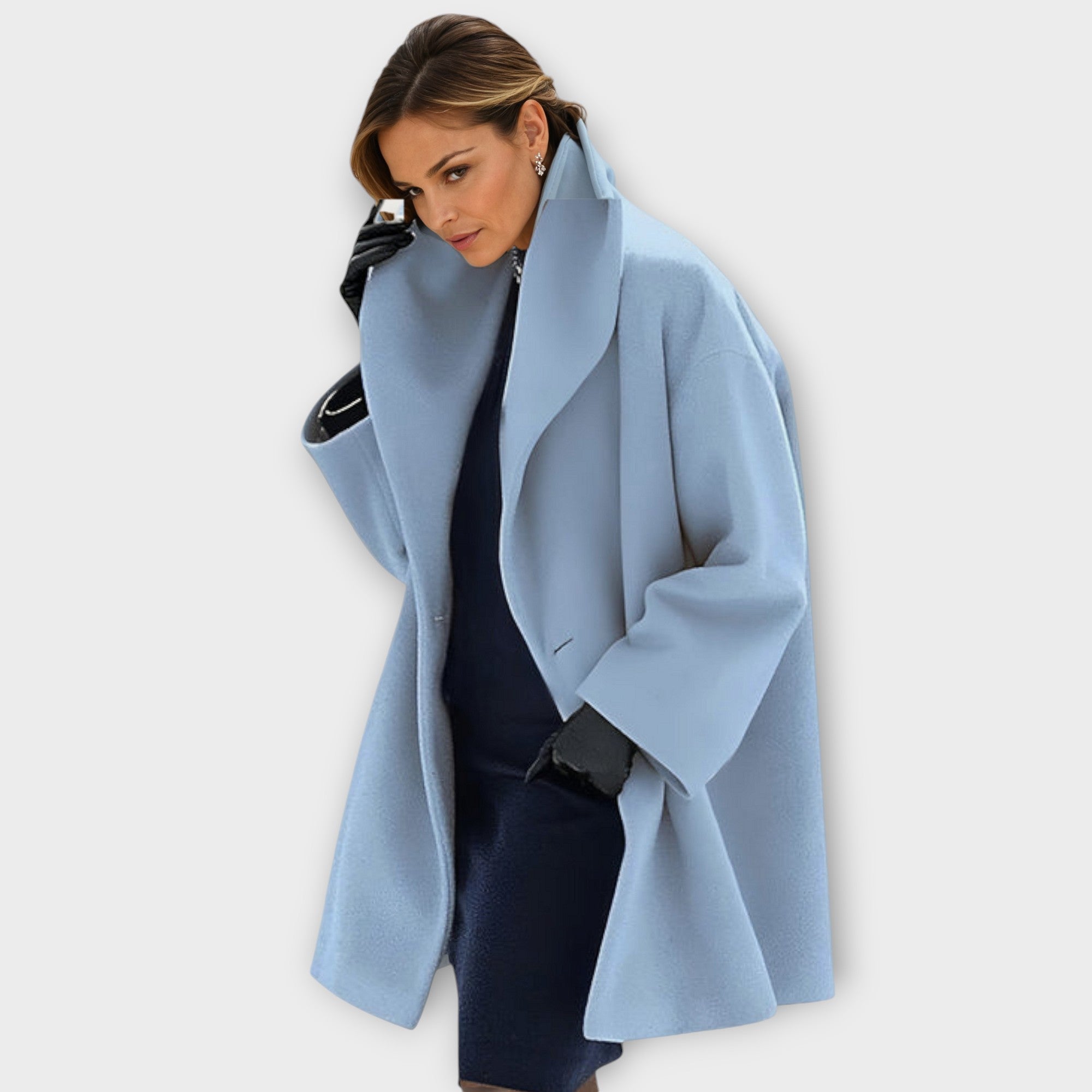 CELINA – CLASSIC ELEGANCE OVERCOAT WRAP YOURSELF IN TIMELESS SOPHISTICAT