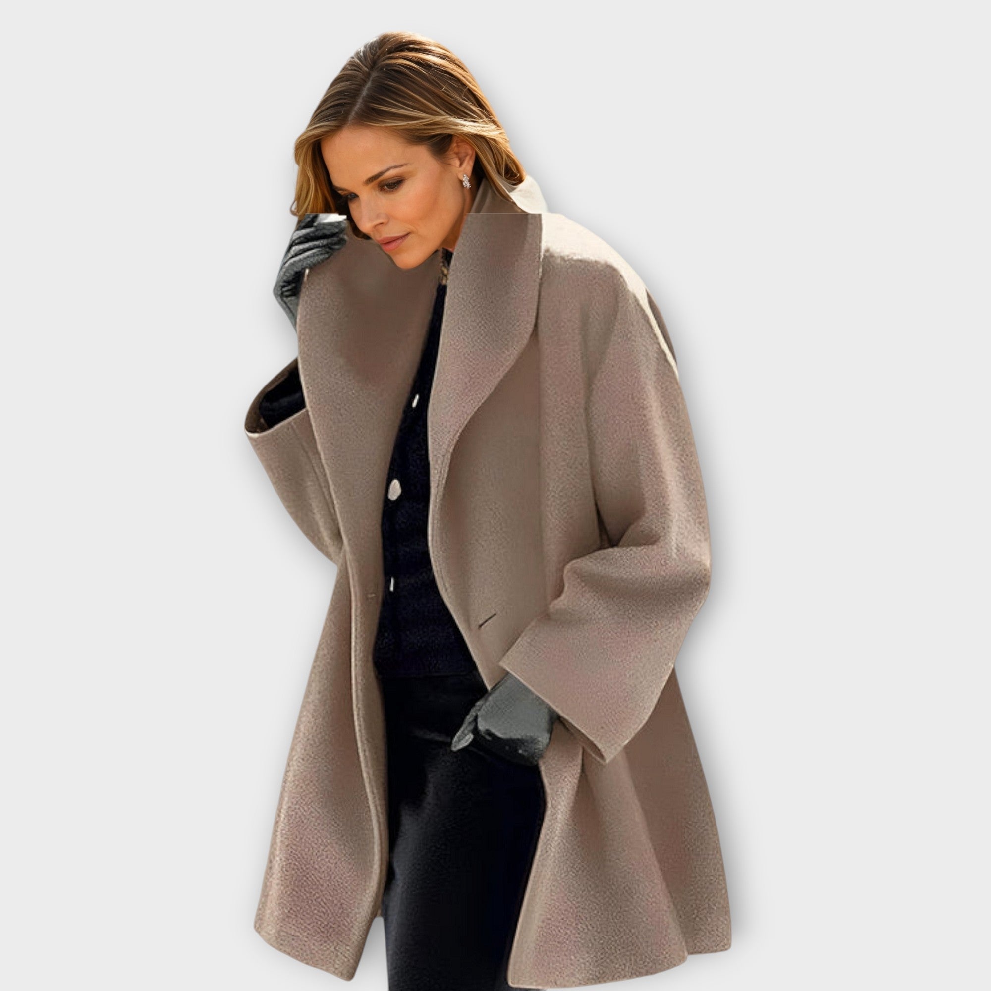 CELINA – CLASSIC ELEGANCE OVERCOAT WRAP YOURSELF IN TIMELESS SOPHISTICAT