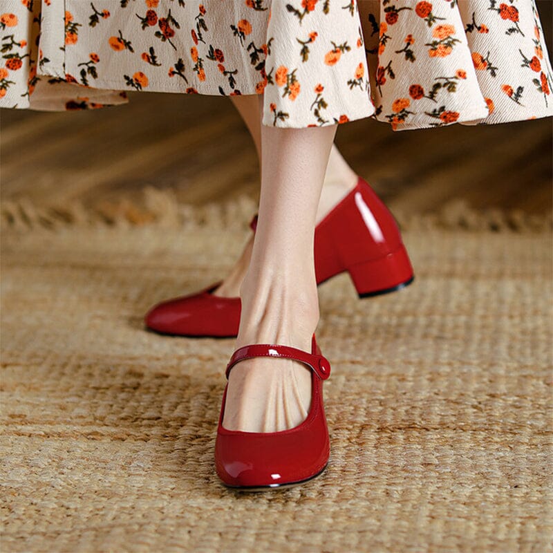 Sarah&Kate™| Livy Leather Mary Janes
