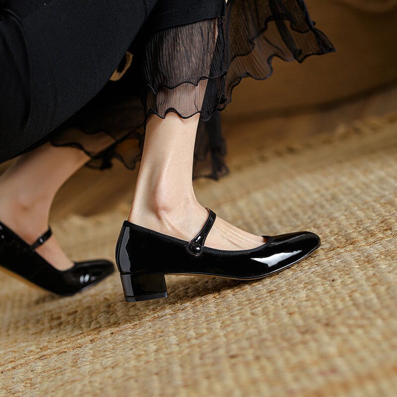 Sarah&Kate™| Livy Leather Mary Janes