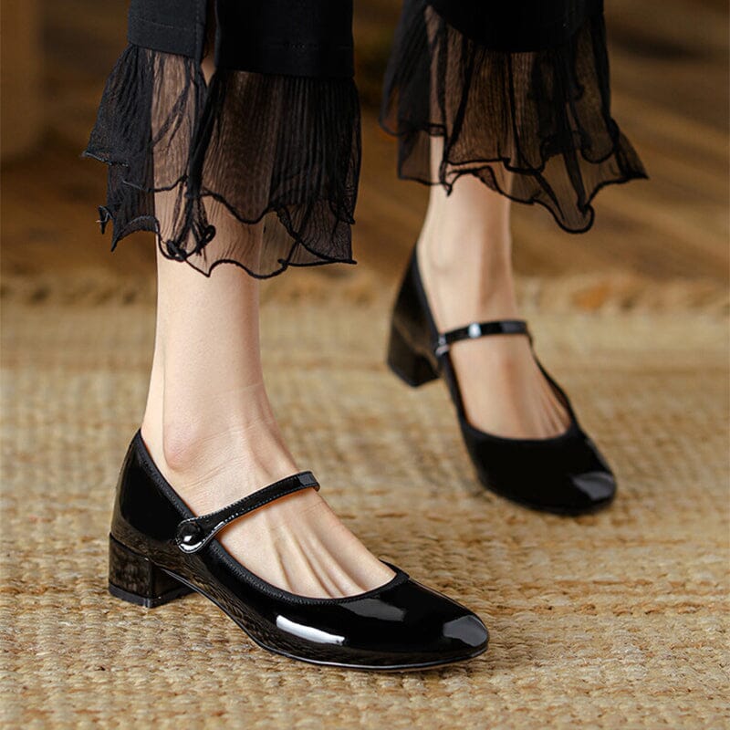 Sarah&Kate™| Livy Leather Mary Janes