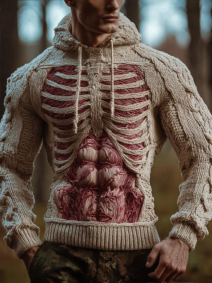 Men's Halloween Costume Faux Hoodie