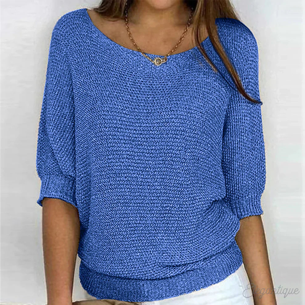 Natalie - Cozy Crew Neck Sweater