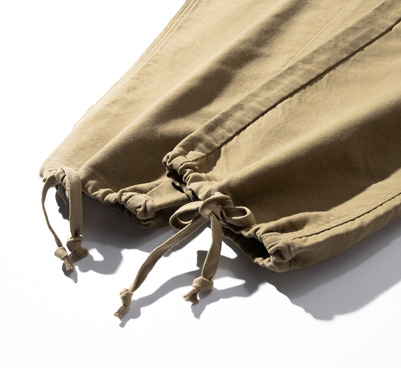 Unisex Moleskin Dungarees with Drawstring