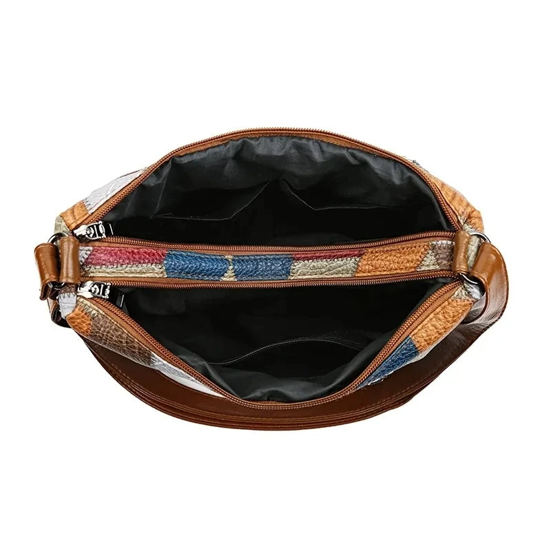 JULIANA – VINTAGE PATCHWORK SHOULDER BAG