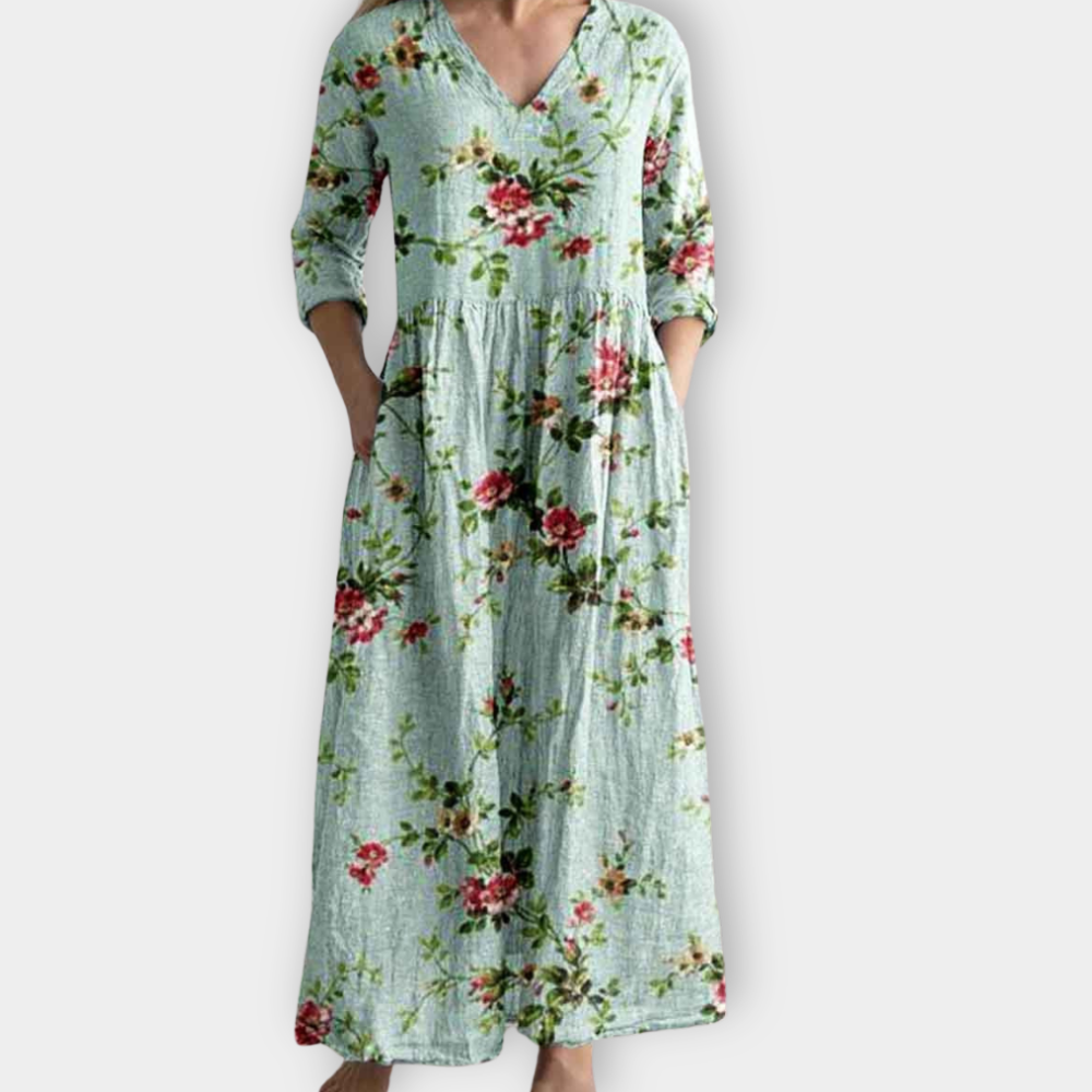 Iduna | Boho Maxi Dress Made from Soft Premium Fabric