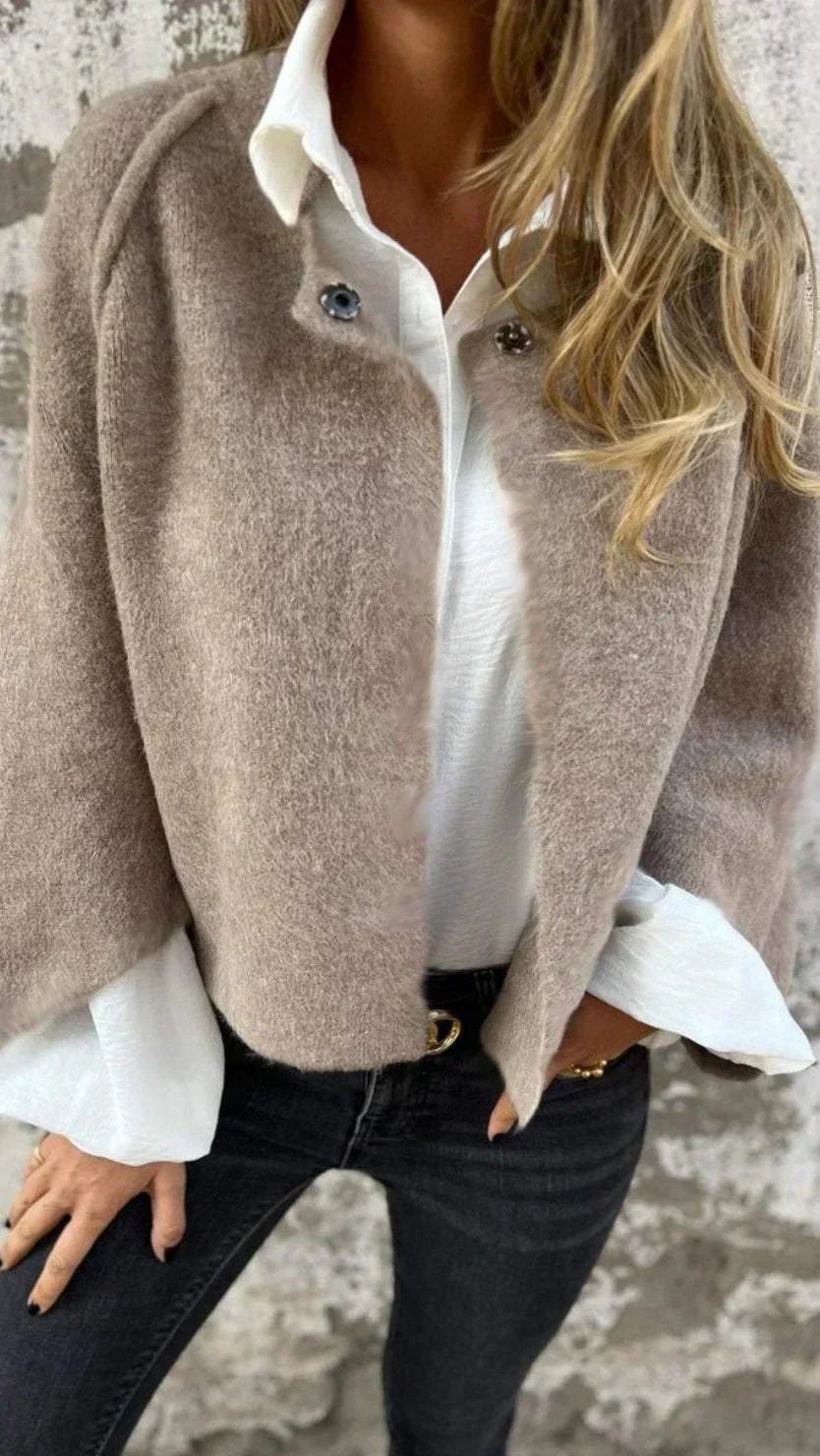 Layla - Cardigan with Round Neck