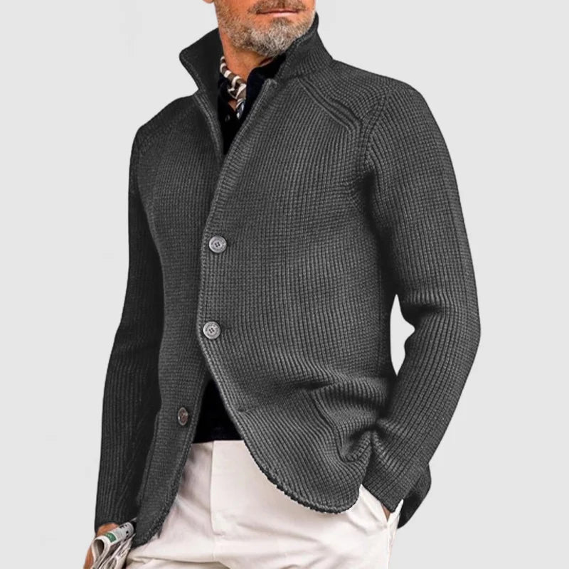 JAMES – CLASSIC KNIT BUTTON JACKET