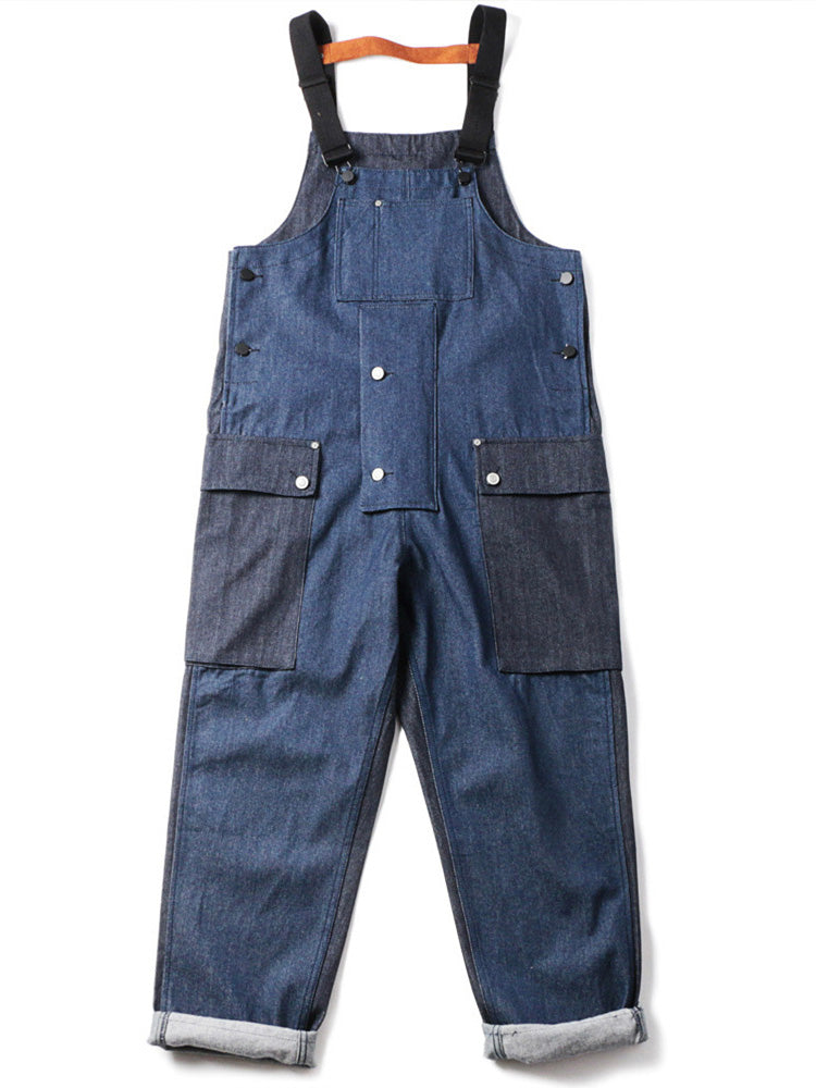 Baggy Jeans Overall with Matching Pocket