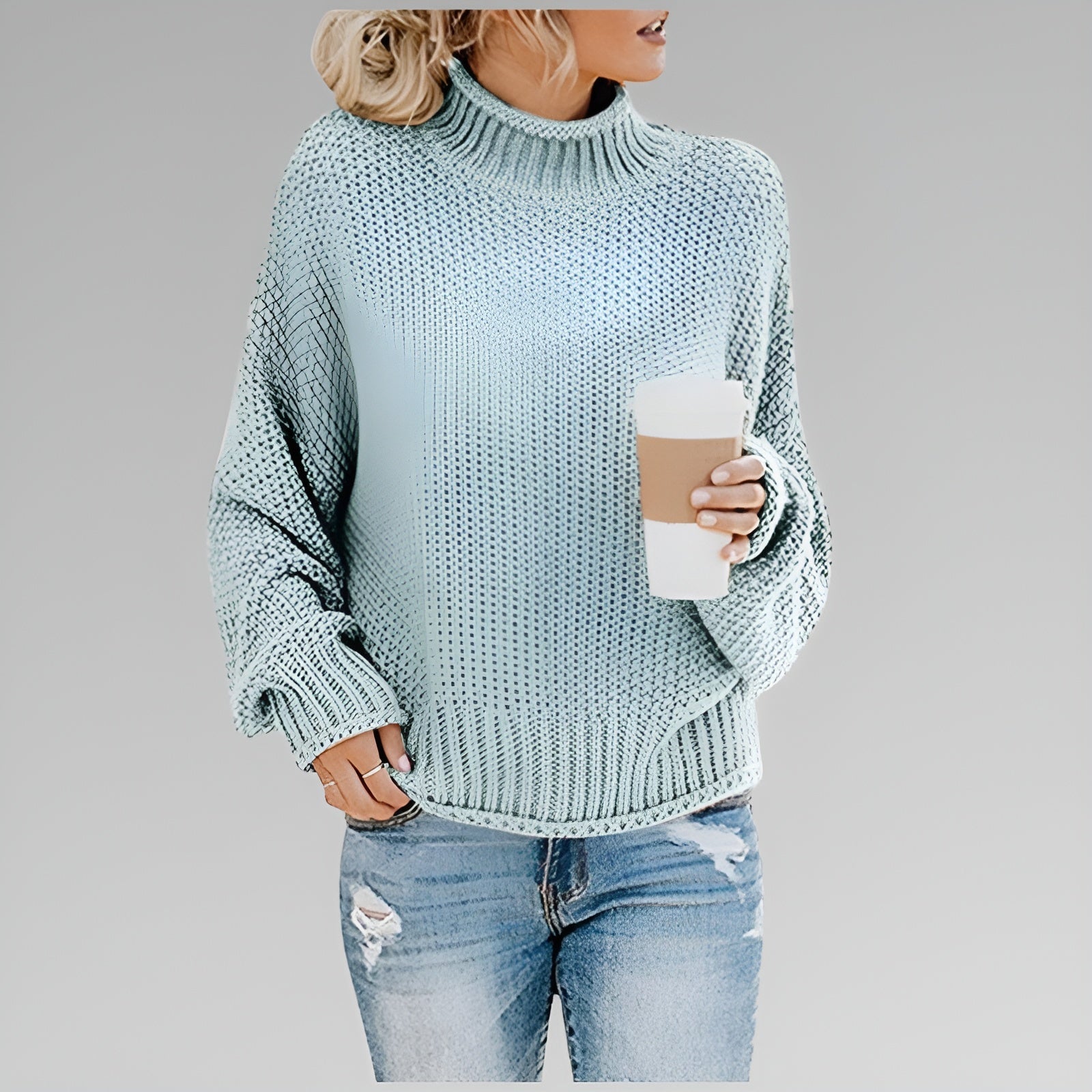 AUBREY – RELAXED CHARM KNIT SWEATER