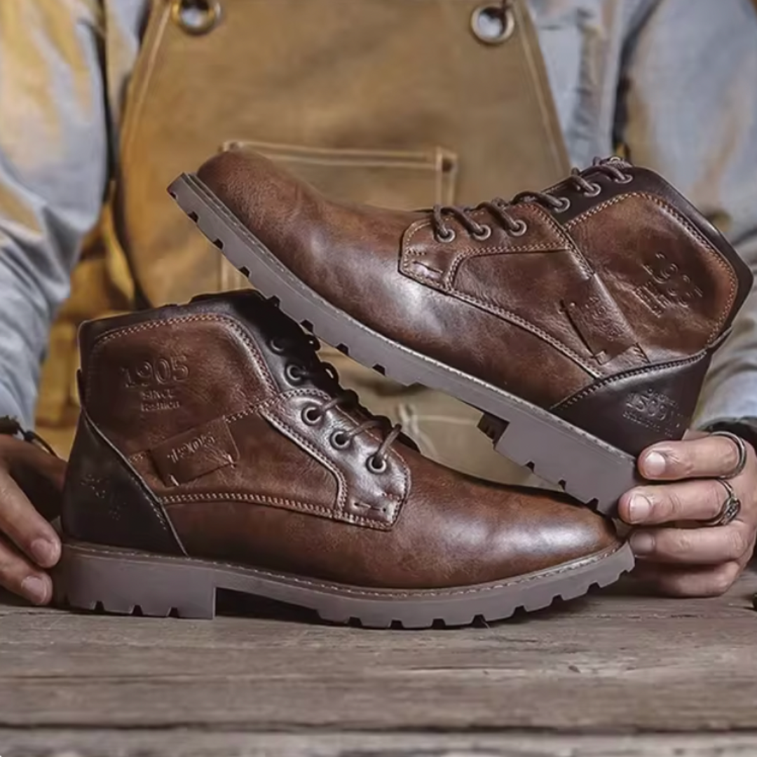 Aaron™ | Vegan Leather Boots